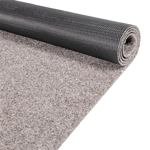 ANRO Teppich Läufer Schmutzfangmatte Sauberlaufmatte Fußmatte Indoor Outdoor Flur Eingang Oskar 200 x 80 cm Beige von ANRO