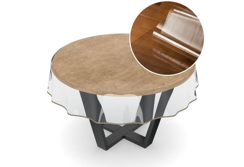 ANRO Tischdecke Tischdecke Klara Einfarbig Transparent Robust Wasserabweisend Breite, Glatt ANRO Tischdecke Tischdecke Klara Einfarbig Transparent Robust Wasserabweisend Breite, Glatt von ANRO