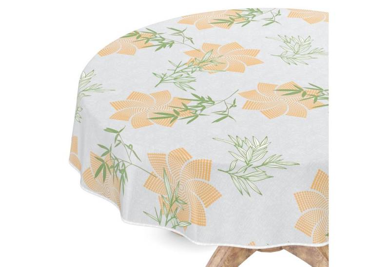ANRO Tischdecke Tischdecke Wachstuch Blumen Grau Robust Wasserabweisend Breite 140 cm, Glatt ANRO Tischdecke Tischdecke Wachstuch Blumen Grau Robust Wasserabweisend Breite 140 cm, Glatt von ANRO