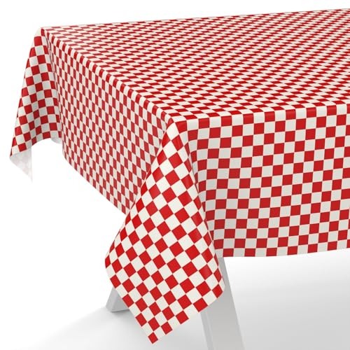 ANRO Wachstuchtischdecke Wachstischdecke Wachstuch Tischdecke abwaschbar Gartentischdecke Wasserabweisend 100x140cm Schnittkante Klassik Karo Rot ANRO Wachstuchtischdecke Wachstischdecke Wachstuch Tischdecke abwaschbar Gartentischdecke Wasserabweisend 100x140cm Schnittkante Klassik Karo Rot von ANRO