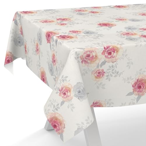 ANRO Wachstuchtischdecke Wachstischdecke Wachstuch Tischdecke abwaschbar Gartentischdecke Wasserabweisend 120x140cm Schnittkante Rosen ANRO Wachstuchtischdecke Wachstischdecke Wachstuch Tischdecke abwaschbar Gartentischdecke Wasserabweisend 120x140cm Schnittkante Rosen von ANRO