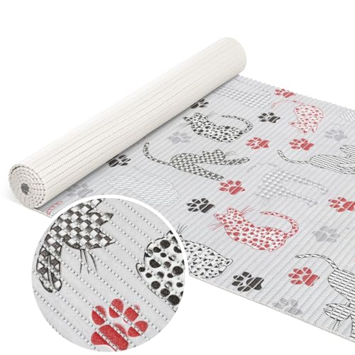 ANRO Weichschaummatte Badematte Bad Dusche WC Vorleger Teppich Antirutsch Badläufer Katze 160x65cm von ANRO