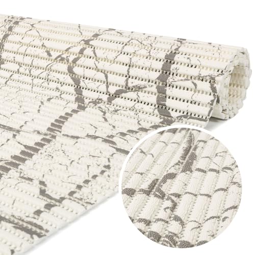 ANRO Weichschaummatte Badematte Bad Dusche WC Vorleger Teppich Antirutsch Badläufer Marmor Grau Weiß 280x130cm ANRO Weichschaummatte Badematte Bad Dusche WC Vorleger Teppich Antirutsch Badläufer Marmor Grau Weiß 280x130cm von ANRO