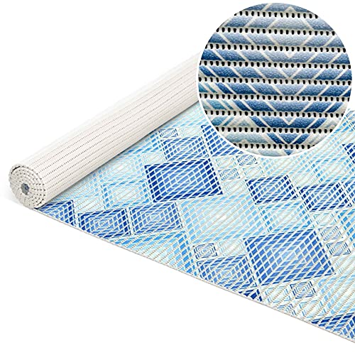 ANRO Weichschaummatte Badematte Badvorleger Duschvorleger Antirutsch Badläufer Patchwork Blau 160x65cm ANRO Weichschaummatte Badematte Badvorleger Duschvorleger Antirutsch Badläufer Patchwork Blau 160x65cm von ANRO