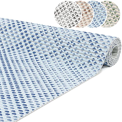 ANRO Badematte Weichschaummatte Bad- und Duschvorleger Antirutsch Badläufer Uni Karo Blau 160x65cm ANRO Badematte Weichschaummatte Bad- und Duschvorleger Antirutsch Badläufer Uni Karo Blau 160x65cm von ANRO