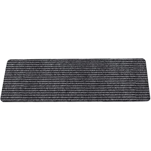 Schmutzfangmatte Mischa – Fußmatte Türmatte für Innen & Außen | rutschfest & pflegeleicht Flur, Eingang, Balkon, Gewerbe Mischa Grau 40x120cm von ANRO