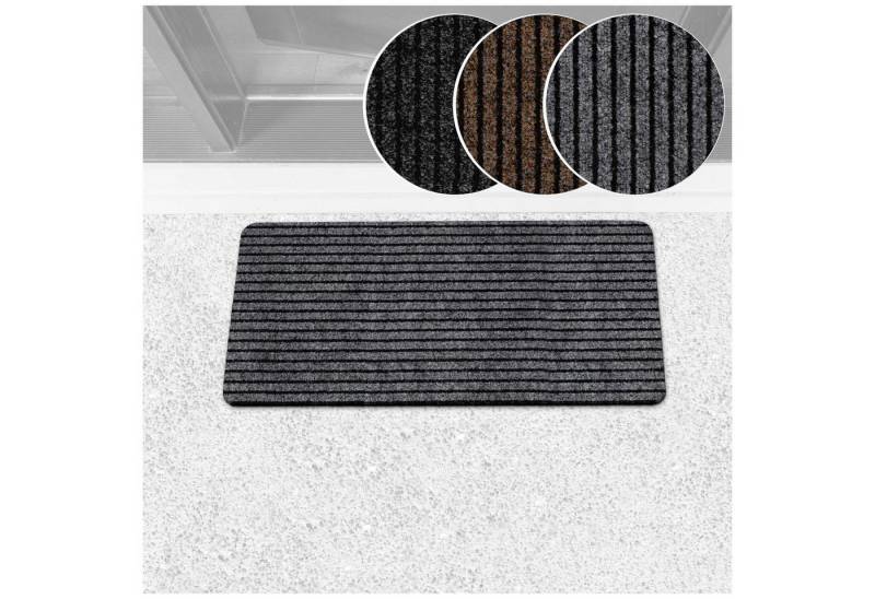 ANRO Fußmatte Türvorleger Schmutzfangmatte MiSCHA, eckig, Höhe: 3 mm, Robust-Weich Größe 40x80cm ANRO Fußmatte Türvorleger Schmutzfangmatte MiSCHA, eckig, Höhe: 3 mm, Robust-Weich Größe 40x80cm von ANRO