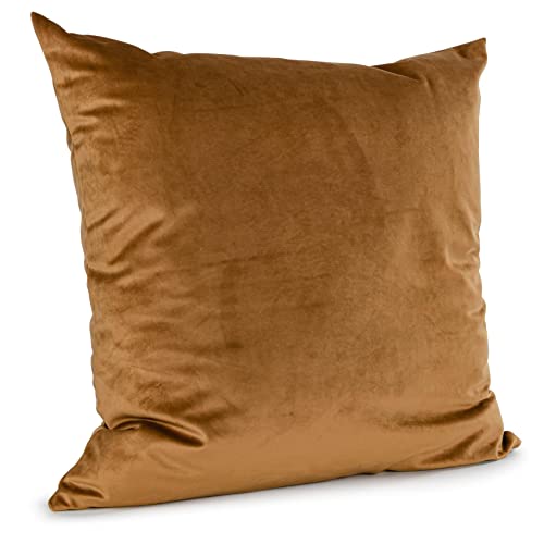 ANRO Kissenbezug Kissenhülle Kissen Deko-Kissen Sofa Kissen Couch Kissen Samt Braun 40x40cm mit Füllung ANRO Kissenbezug Kissenhülle Kissen Deko-Kissen Sofa Kissen Couch Kissen Samt Braun 40x40cm mit Füllung von ANRO