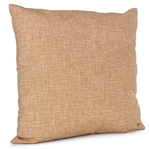 ANRO Kissenbezug Kissenhülle Kissen Sofakissen Zierkissen Deko Kissenbezüge Leinenoptik Beige 40x40cm ohne Füllung von ANRO