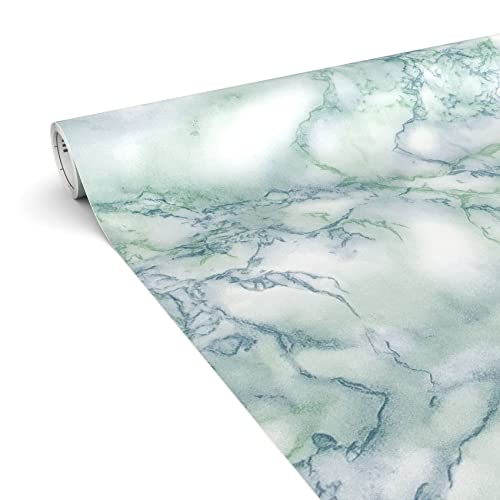 ANRO Klebefolie Möbelfolie matt Dekofolie Holzoptik Steinoptik Marmor selbstklebend Möbel Küche Folie wasserfest 0,45x2m Marmor Blau ANRO Klebefolie Möbelfolie matt Dekofolie Holzoptik Steinoptik Marmor selbstklebend Möbel Küche Folie wasserfest 0,45x2m Marmor Blau von ANRO