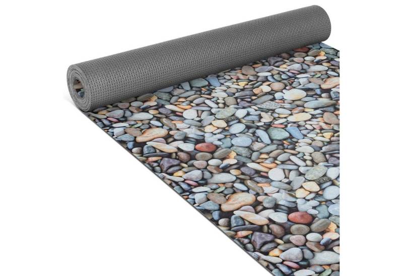 ANRO Küchenläufer Küchenläufer Läufer Küchenteppich Teppich Textil RANNA Premium Steine, Rechteckig, Höhe: 3 mm, Textil von ANRO