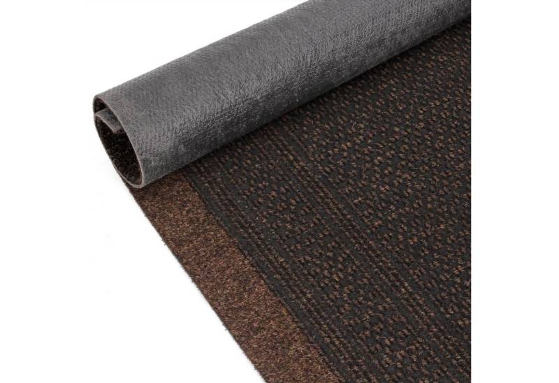 ANRO Läufer Flurläufer Fußmatte Textil Vorleger Läufer AZTEK Genarbt Robust Wasse, Rechteckig, Höhe: 6 mm, Textil von ANRO