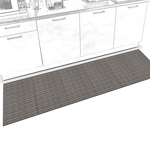 Läufer Teppich-Läufer Flur Küchenläufer rutschfest waschbar Teppichläufer Küchenteppich anpassbar Itaca Braun 500x50cm bis 5m Länge Läufer Teppich-Läufer Flur Küchenläufer rutschfest waschbar Teppichläufer Küchenteppich anpassbar Itaca Braun 500x50cm bis 5m Länge von ANRO