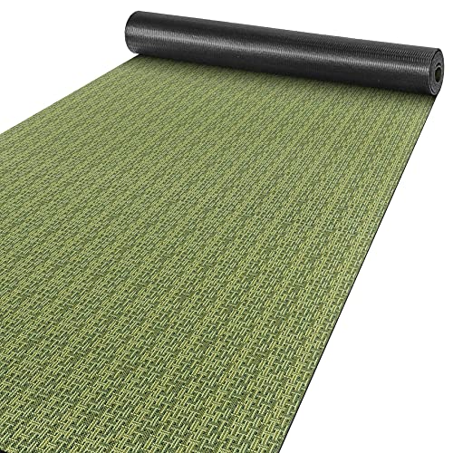 Läufer Teppich-Läufer Flur Küchenläufer rutschfest waschbar Teppichläufer Küchenteppich anpassbar Itaca Grün 140x67cm bis 5m Länge Läufer Teppich-Läufer Flur Küchenläufer rutschfest waschbar Teppichläufer Küchenteppich anpassbar Itaca Grün 140x67cm bis 5m Länge von ANRO
