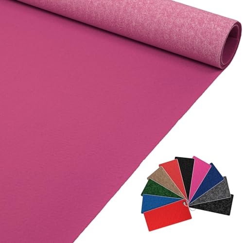 Messeteppich Event Teppich Teppich Läufer Meterware Hochzeitsteppich Empfangsteppich VIP Alex Läufer Flur 3000 x 140 cm Magenta Messeteppich Event Teppich Teppich Läufer Meterware Hochzeitsteppich Empfangsteppich VIP Alex Läufer Flur 3000 x 140 cm Magenta von ANRO