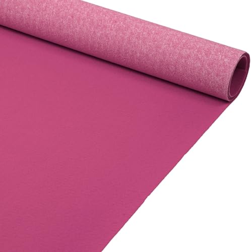 Messeteppich Event Teppich Teppich Läufer Meterware Hochzeitsteppich Empfangsteppich VIP Alex Läufer Flur 350 x 140 cm Magenta von ANRO