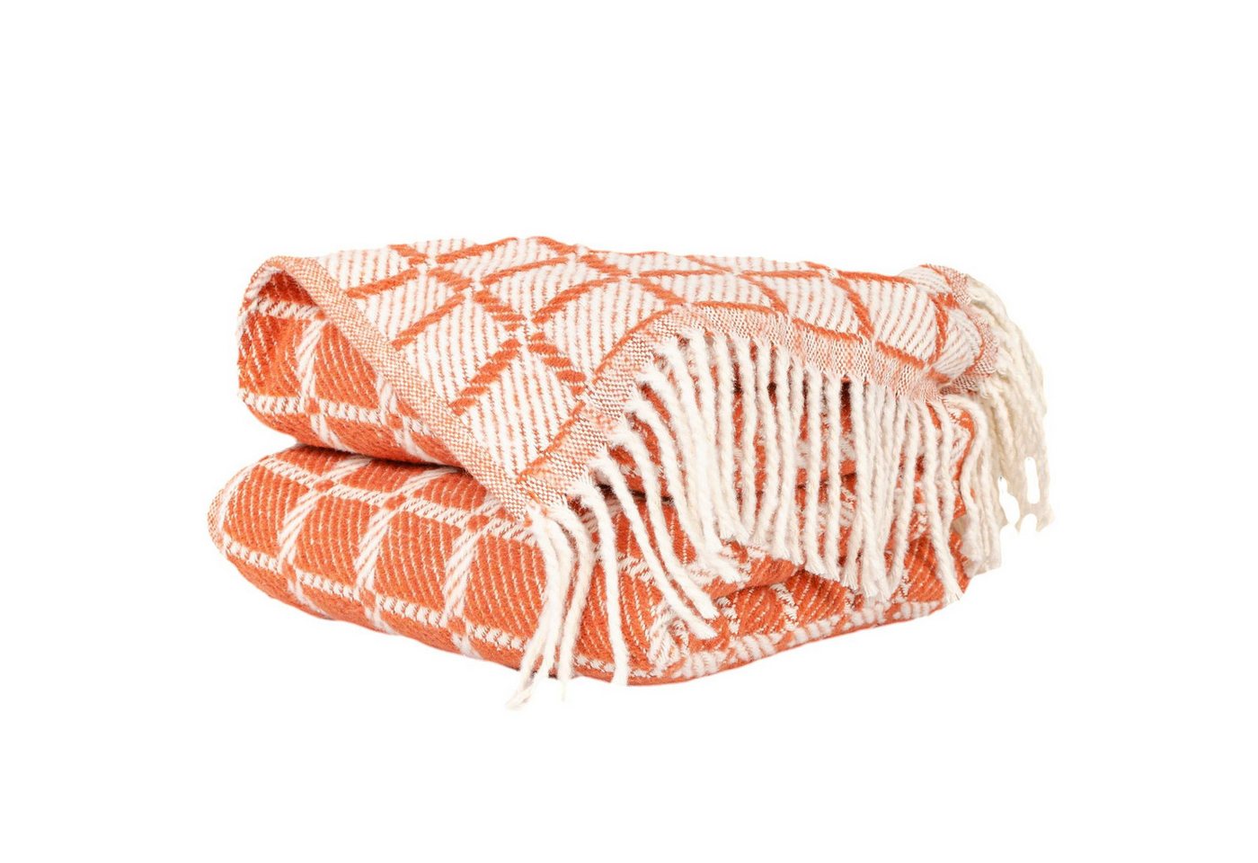 Plaid Tania weiche Kuscheldecke Tagesdecke hochwertig Reisedecke Wohndecke, ANRO, Wendedecke kuschelig-weich 130x160cm Orange Plaid Tania weiche Kuscheldecke Tagesdecke hochwertig Reisedecke Wohndecke, ANRO, Wendedecke kuschelig-weich 130x160cm Orange von ANRO