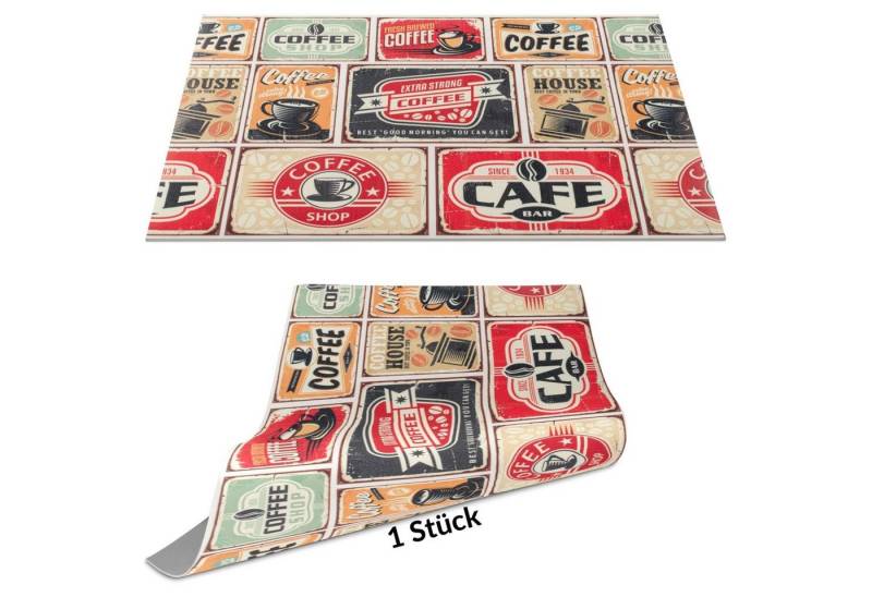 ANRO Platzset DEIN Platzdeckchen Servierdeckchen Soft Tischset Tellerunterleger, (Einzelstück, 1-St., einzelverpackt), Glatt, leichte Narbung 45x30cm Vintage von ANRO