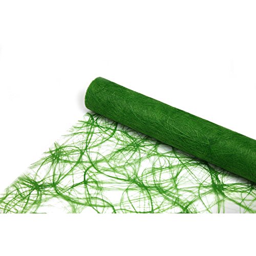 Sizoweb Tischläufer Tischband 30cm Breite 25m Länge 6380 Apfelgrün von Sizoweb