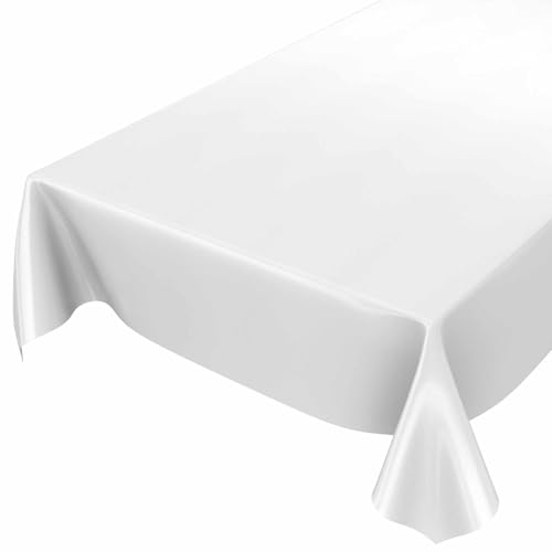 ANRO Wachstuchtischdeck Wachstuch Garten Tischdecke Outdoor Indoor abwaschbar Weiß Uni Glanz Einfarbig RUND OVAL ECKIG 100x140cm ANRO Wachstuchtischdeck Wachstuch Garten Tischdecke Outdoor Indoor abwaschbar Weiß Uni Glanz Einfarbig RUND OVAL ECKIG 100x140cm von ANRO