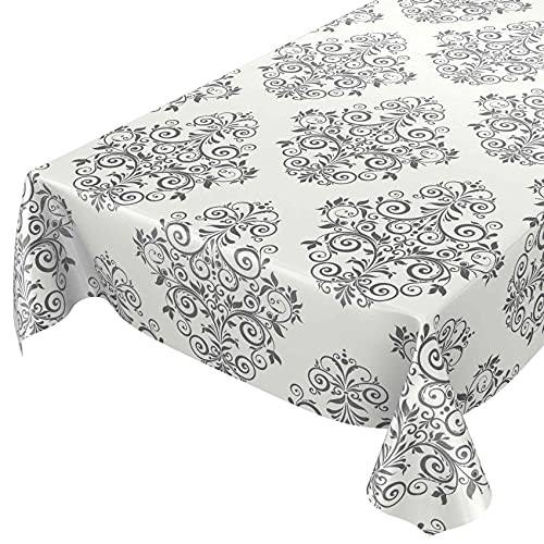 Wachtuchtischdecke abwaschbare Tischdecke Wachstuch Rankenmuster Beige/Creme 180x140cm Wachtuchtischdecke abwaschbare Tischdecke Wachstuch Rankenmuster Beige/Creme 180x140cm von ANRO