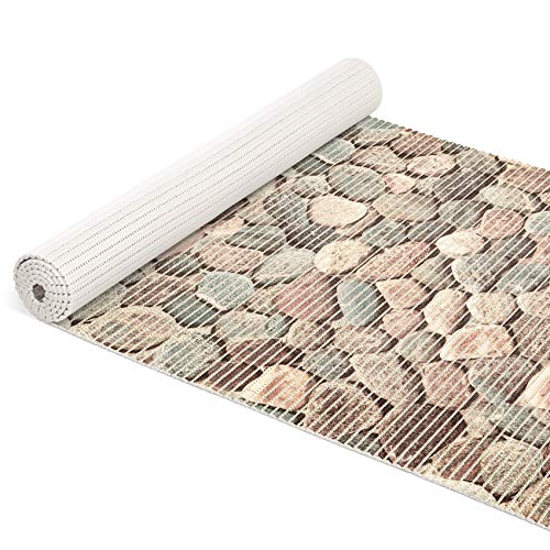ANRO Weichschaummatte Badematte Bad Dusche WC Vorleger Teppich Antirutsch Badläufer Steine Mehrfarbig 350x65cm ANRO Weichschaummatte Badematte Bad Dusche WC Vorleger Teppich Antirutsch Badläufer Steine Mehrfarbig 350x65cm von ANRO