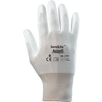 Ansell - 12 Paar Handschuh SensiLite 48-100, Gr. 8, weiß, teilbis von ANSELL