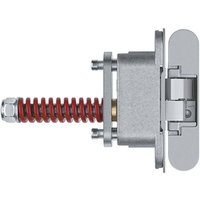 Türband verdeckt AN1073D Scharnier verdeckt liegend für Türen bis 60 kg - 3D Verstellbar - 180 grad, Zinkdruckguss verchromt matt - Anselmi von ANSELMI