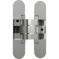 Anselmi - Türband verdeckt AN1403D-FVZ - Scharnier verdeckt liegend für Türen bis 40 kg - 3D Verstellbar - 180 grad, Zinkdruckguss verchromt matt von ANSELMI