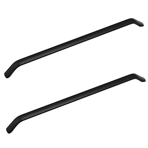 ANSIEDIO 2 Stück Möbelgriffe Schwarz Griffe für Küchenschränke Küchengriffe Schrankgriffe Aluminiumlegierung Griffe Möbel Türgriffe Schubladengriffe (Lochabstand 288 mm) von ANSIEDIO