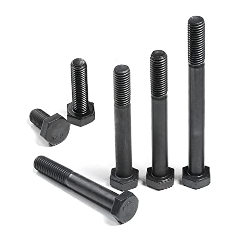 ANSIEDIO Sechskantschrauben M10 - Außensechskant Schrauben Kohlenstoffstahl Maschinenschrauben Hex Bolts, (Halbgewinde) M10×90mm,3 pcs von ANSIEDIO