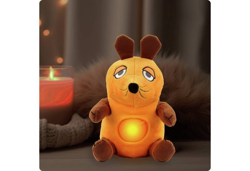 ANSMANN AG LED Nachtlicht LED Nachtlicht Maus Kuscheltier inkl. Batterien & Musik Funktion von ANSMANN AG