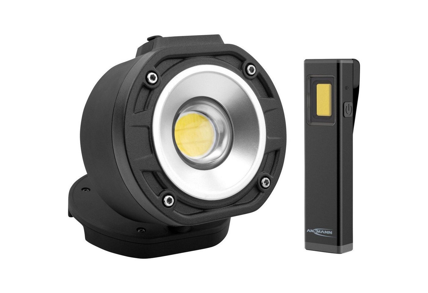 ANSMANN AG Taschenlampe Set - Strahler FL1100R & Mini-Booster von ANSMANN AG