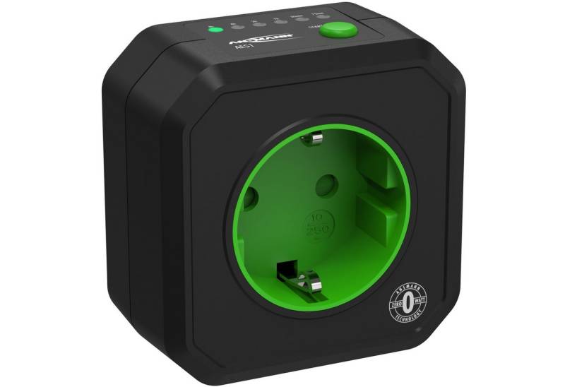 ANSMANN AG Funksteckdose Timer Steckdose, kompakter Energiespar Stecker für innen,2500W von ANSMANN AG