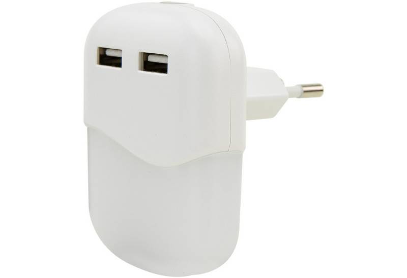 ANSMANN AG LED-Leuchtmittel Ansmann NL15AC + 2USB, Nachtlicht von ANSMANN AG