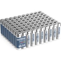 Batterien aa 80 Stück, Alkaline Mignon Batterie, für Lichterkette uvm. - Ansmann von Ansmann