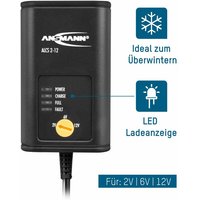 ANSMANN KFZ-Ladegerät für 2v/6V/12V Autobatterie - Erhaltungsladung von Ansmann
