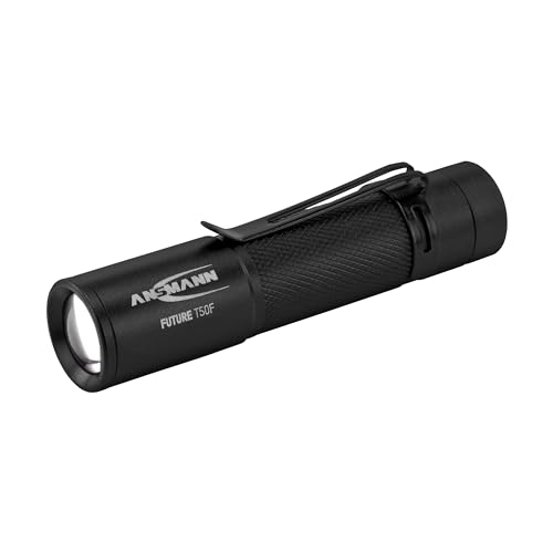 ANSMANN FUTURE T50F Professionelle LED Taschenlampe in schwarz - Helle & kleine Outdoor Lampe mit stufenloser Fokussierung & Clip - ideal für Camping Outdoor Licht Arbeitsleuchte Handlampe - 60 Lumen ANSMANN FUTURE T50F Professionelle LED Taschenlampe in schwarz - Helle & kleine Outdoor Lampe mit stufenloser Fokussierung & Clip - ideal für Camping Outdoor Licht Arbeitsleuchte Handlampe - 60 Lumen von Ansmann