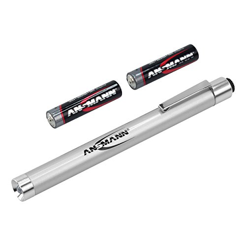 ANSMANN LED Taschenlampe X15 inkl. AAA Batterie - LED Handlampe optimal geeignet für alltägliche Einsätze im Haus Garten Garage Auto oder Werkstatt - LED Stiftleuchte klein & handlich, 13,4 x 1,3 x 1,3 cm ANSMANN LED Taschenlampe X15 inkl. AAA Batterie - LED Handlampe optimal geeignet für alltägliche Einsätze im Haus Garten Garage Auto oder Werkstatt - LED Stiftleuchte klein & handlich, 13,4 x 1,3 x 1,3 cm von Ansmann