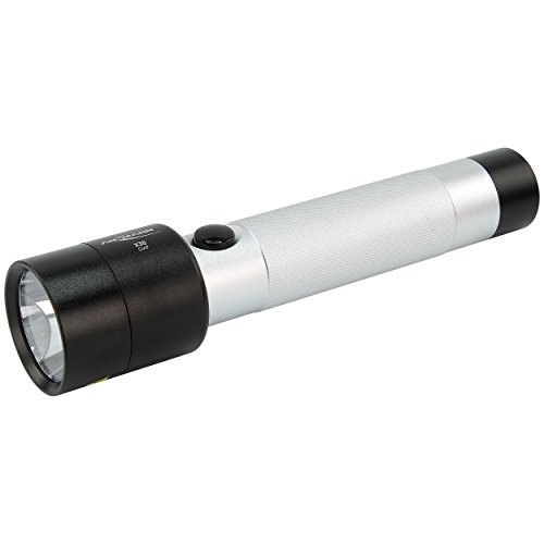 ANSMANN 1600-0155 X30 Handliches Metall mit effizientem Reflektorsystem Hochleistungs-LED-Taschenlampe, Aluminium, silber/schwarz von Ansmann