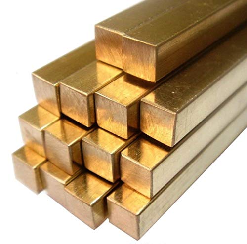 ANSNOW H59 Vierkant-Messingstange, Querschnittsgröße 1 X 1–20 X 20 Mm, Länge 100 Mm, 1 Stück (14 X 14 X 100 Mm)/14 * 14 * 100Mm von ANSNOW