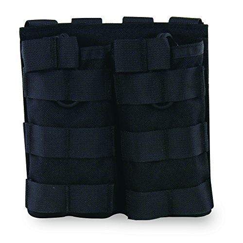 ANSNOW Molle-Doppel-Camouflage 5,56 Mm Magazintasche Oben Offen, Magazinhaltertasche Für Taktische Zwecke/Schwarz von ANSNOW