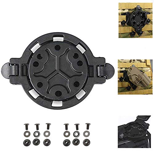 ANSNOW Taktische Waffenholster-Plattformen, Adapter, Jagdzubehör, Schnelltrennsystem, 360-Grad-Winkel, Schlagplattform, Qd-Halterung/Schwarz ANSNOW Taktische Waffenholster-Plattformen, Adapter, Jagdzubehör, Schnelltrennsystem, 360-Grad-Winkel, Schlagplattform, Qd-Halterung/Schwarz von ANSNOW