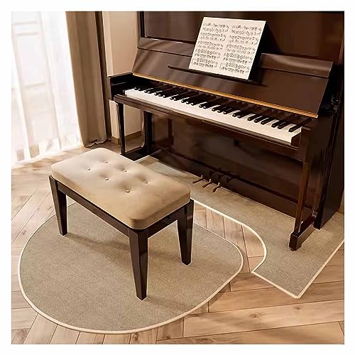 ANSNOW Teppich Schalldichter Teppich Für Klavier, Klavierteppichschutz Schalldämpfender Rutschfester Teppich Akustikpads Schalldichte Bodenmatte Schallschutzdecken Schallabsorbierende Matte/Stil 7/7 von ANSNOW