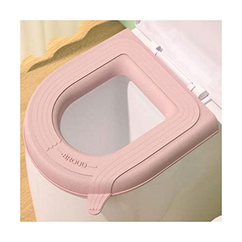 ANSNOW Wc Wärmer Pad Waschbar Wc Sitz Abdeckung Aufkleber Wasserdichte Badezimmer Closes Matte Haushalt Badezimmer Schutz/Rosa1 von ANSNOW
