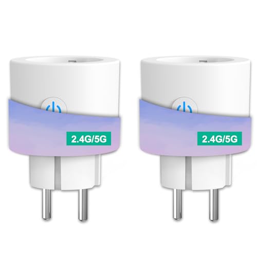 ANTELA WLAN Smart Steckdose Alexa 2,4/5GHz, mit Strommessung kompatibel mit Google Home, Smart Life APP, 2PCs ANTELA WLAN Smart Steckdose Alexa 2,4/5GHz, mit Strommessung kompatibel mit Google Home, Smart Life APP, 2PCs von ANTELA