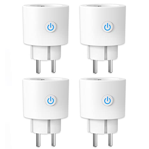 ANTELA WLAN Smart Steckdose mit Strommessung 16A, Smart Home Steckdose kompatibel mit Alexa/Google Home, Stromverbrauch Messen, Sprachsteuerung, APP Fernsteuerung, 2,4GHz, 4 PCs ANTELA WLAN Smart Steckdose mit Strommessung 16A, Smart Home Steckdose kompatibel mit Alexa/Google Home, Stromverbrauch Messen, Sprachsteuerung, APP Fernsteuerung, 2,4GHz, 4 PCs von ANTELA