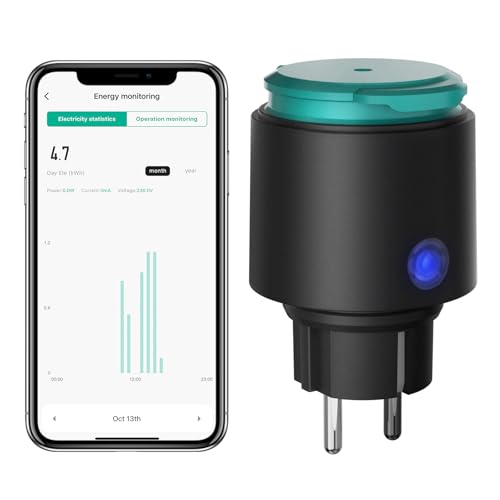 ANTELA WLAN Steckdose Außen IP44, Außensteckdose mit Strommessung, Smart Steckdose Outdoor Kompatibel mit Alexa, Google Home, Smart Life APP, 2.4GHz, 1 Stück ANTELA WLAN Steckdose Außen IP44, Außensteckdose mit Strommessung, Smart Steckdose Outdoor Kompatibel mit Alexa, Google Home, Smart Life APP, 2.4GHz, 1 Stück von ANTELA