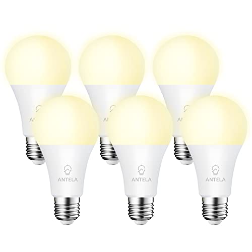 ANTELA E27 LED Lampe 15W 1521LM 4000K Neutralweiß Licht Glühbirne A65 Birne ersetzt 100W Glühlampe, Energiesparlampe, nicht Dimmbar, ErP, 6er-Pack von ANTELA