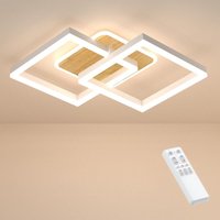 Anten - led Deckenlamape Wohnzimmer Modern Geometrisch, 40W Wohnzimmerlampe mit Fernbedienung Stufenlos Dimmbar 3000-6500K, Deckenleuchte aus Metall von ANTEN